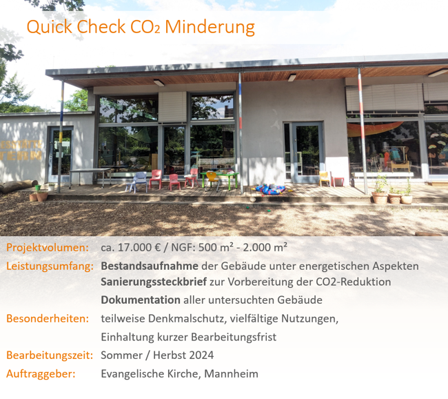 Referenz Quick Check CO2 Minderung Mannheim