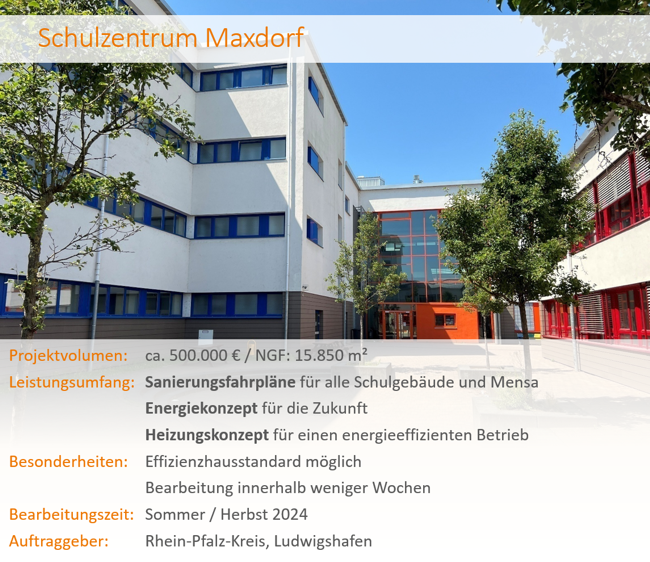 Referenz Schulzentrum Maxdorf